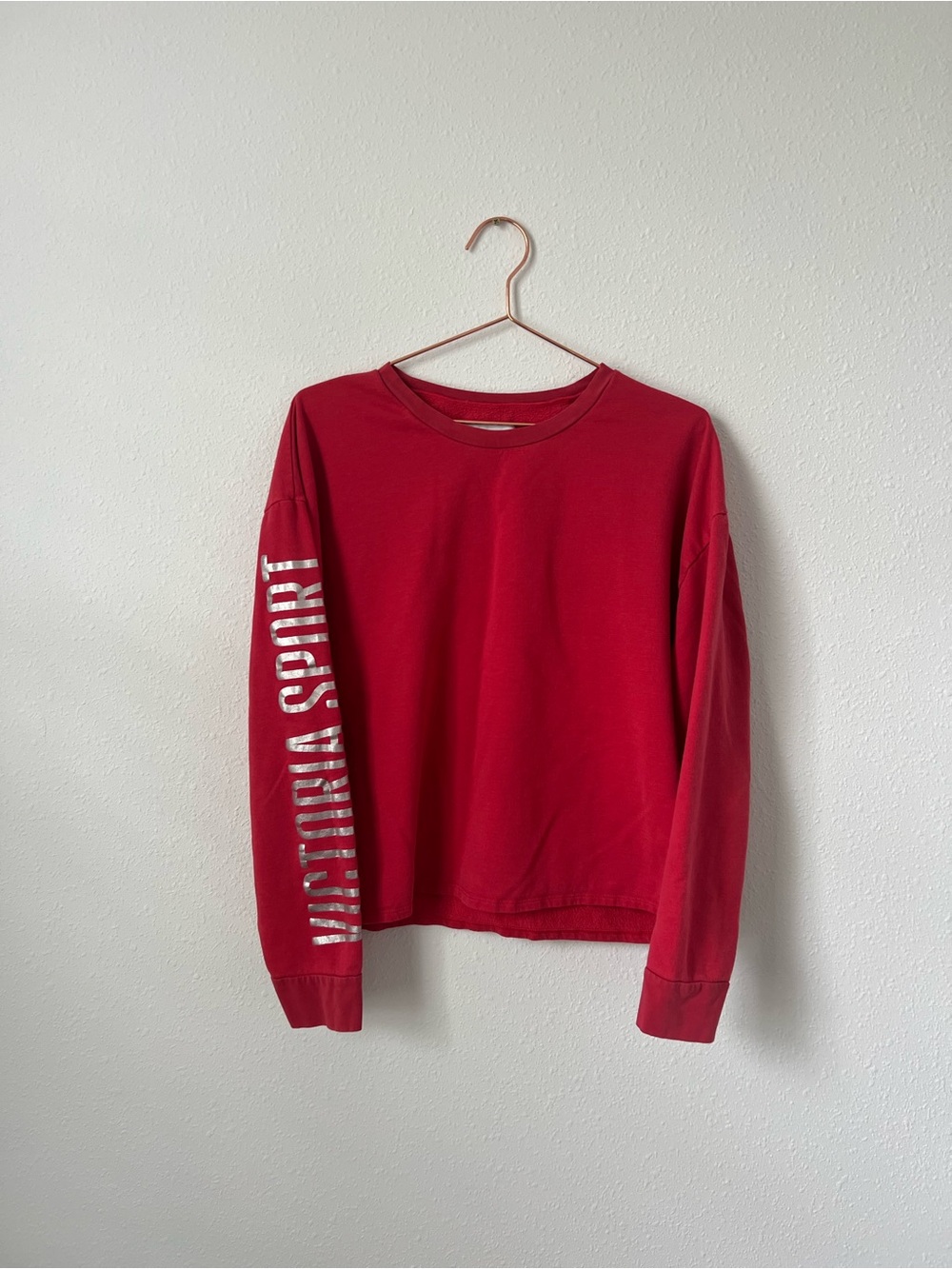 Victoria's Secret Red Crewneck Sweatshirt